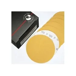 CGW® 49927 Open Coated Hook and Loop Disc, 5 in Dia, P80 Grit, Medium Grade, Aluminum Oxide Abrasive, Paper Backing