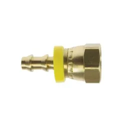 Coilhose® LSF0606 Lock-On Reusable Pneumatic Swivel, 3/8 in, Hose Barb x FNPT (Ball Type), Domestic