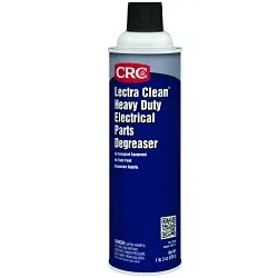 CRC® 02018 Lectra Clean® Heavy Duty Non-Flammable Electrical Parts Degreaser, 20 oz Aerosol Can, Irritating Odor/Scent, Clear, Liquid Form