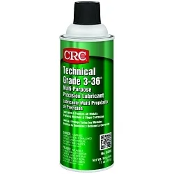 CRC® 03003 3-36® Flammable Thin Non-Drying Multi-Purpose Precision Lubricant, 16 oz Aerosol Can, Liquid Form, Amber, 0.82