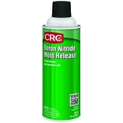 CRC® 03310 Parcel Glide® Dry Film Extremely Flammable Boron Nitride Mold Release, 16 oz Aerosol Can, Liquid Form, Cloudy White, Up to 800 deg F