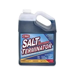 CRCĀ® SX128 Salt TerminatorĀ® Non-Flammable Water Based Engine Flush and Cleaner/Corrosion Inhibitor, 1 gal Bottle, Liquid, Blue, Mild