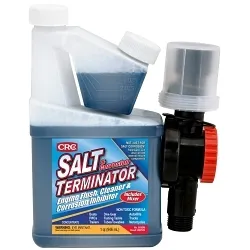 CRCĀ® SX32M Salt TerminatorĀ® Non-Flammable Water Based Engine Flush and Cleaner/Corrosion Inhibitor With Mixer, 32 oz Bottle, Liquid, Blue, Mild
