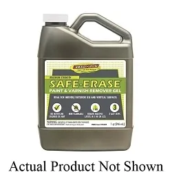 CRC® SAFE-ERASE® 1753059 Paint and Varnish Remover Gel, 32 oz Container, Clear/Yellow