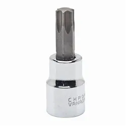 Crescent® CDTS10 Standard Length Socket Driver Bit, 3/8 in Torx® Drive, T55, ASME Specified