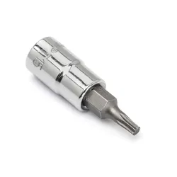 Crescent® CDTS1N Standard Length Socket Bit, 1/4 in Torx® Drive, T15, 1.1 in L Bit, ASME B107.5