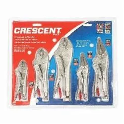 Crescent® CLP5SETN 5-Piece Compound Action Plier Set, Locking, 5 Pieces, ASME Specified