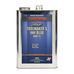 Crown® by Aervoe® 6001G Toolmaker's Ink, 1 gal Can, Blue, Bulk Liquid Form