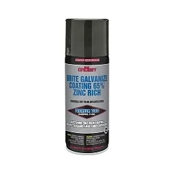 Crown® by Aervoe® 7008 Brite Galvanizing Compound, 16 oz Container, 26 sq-ft/can Coverage, 24 hr Curing