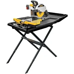 DeWALTĀ® D24000S Heavy Duty Wet Tile Saw, 5/8 in Arbor/Shank