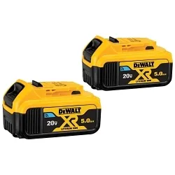 DeWALT® 20V MAX* MATRIX™ DCB205BT-2, 5 Ah Li-Ion Battery, 20 V DC Charge, For Use With Entire Line of 20 V MAX* Tools