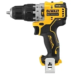 DeWALT® DCD706B Brushless Cordless Hammer Drill, 3/8 in Ratcheting Chuck, 12 V DC, 0 to 425/0 to 1500 rpm No-Load, Li-Ion Battery
