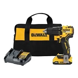 DeWALT® DCD798D1 Brushless Cordless Hammer Drill, 1/2 in Chuck Keyless Chuck, 20 V, 0-450/0-1650 rpm No-Load
