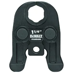 DeWALT® DCE200114 Replacement Standard Press Jaw, Hot Dipped Galvanized, For Use With DeWALT® DCE200 20V MAX* Press Tool, 3/4 in Jaw Capacity, 1-1/4 in Pipe Capacity, Black