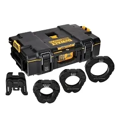 DeWALT® DCE201K Press Rings and Actuator Kit, For Use With 2-1/2 to 4 in Standard CTS Pipes