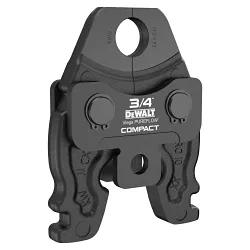DeWALTĀ® DCE216034 Compact Press Jaw, For Use With DEWALT 20V MAX Compact Press Tool, 3/4 in Size, Black