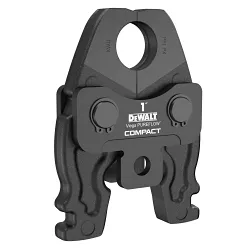 DeWALTĀ® DCE216100 Compact Press Jaw, For Use With DEWALT 20V MAX Compact Press Tool, 1 in Size, Black