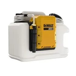 DeWALT® DCE6820B DCE Bare Tool Powered Water Tank, For Use With DEWALT Concrete Cut-Off Saw or Core Drill, 20 V Voltage, 23 psi Pressure Rating, 0.74 gpm Flow Rate, 4 gal Tank Capacity, 65 dBA LPA