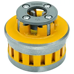 DeWALTĀ® DCE700012 Pipe Threading Die Head With Die, 1/2 in Nominal, Manual Die Head Opening, NPT Thread, Right Thread, 14 in TPI, High Speed Steel Die, For Use With RIDGIDĀ® DCE700 Power Drive/Die