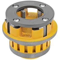 DeWALTĀ® DCE700112 Pipe Threading Die Head With Die, 1-1/2 in Nominal, Manual Die Head Opening, NPT Thread, Right Thread, 11-1/2 in TPI, High Speed Steel Die, For Use With RIDGIDĀ® DCE700 Power Drive/Die