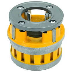 DeWALTĀ® DCE700114 Pipe Threading Die Head With Die, 1-1/4 in Nominal, Manual Die Head Opening, NPT Thread, Right Thread, 11-1/2 in TPI, High Speed Steel Die, For Use With RIDGIDĀ® DCE700 Power Drive/Die