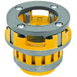 DeWALTĀ® DCE700200 Pipe Threading Die Head With Die, 2 in Nominal, Manual Die Head Opening, NPT Thread, Right Thread, 11-1/2 in TPI, High Speed Steel Die, For Use With RIDGIDĀ® DCE700 Power Drive/Die