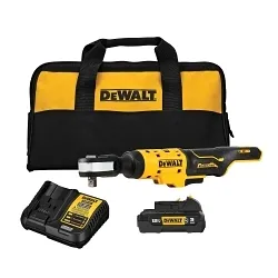 DeWALT® XTREME™ DCF503GG1 Brushless Cordless Ratchet Kit, 3/8 in Drive, 60 ft-lb Torque, 12 V, Li-Ion Battery, 13 in OAL