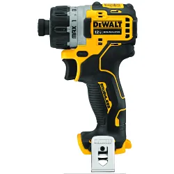 DeWALT® DCF601B Brushless Cordless Screwdriver, 1/4 in Chuck, 12 V DC, 200 in-lb Torque, 0 to 1100 rpm No-Load, Li-Ion Battery