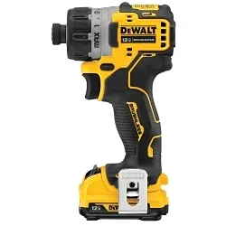 DeWALT® DCF601F2 Brushless Cordless Screwdriver Kit, 1/4 in Chuck, 12 V DC, 200 in-lb Torque, 0 to 1100 rpm No-Load, Li-Ion Battery