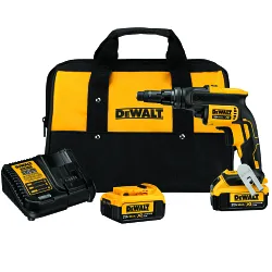 DeWALT® 20V MAX* DCF622M2 XR™ Adjustable Torque Cordless Screwgun Kit, 1/4 in Chuck, 20 V DC, 0 to 2000 rpm No-Load, Li-Ion Battery