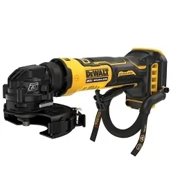 DeWALT® DCG400BLR Angle Grinder, Bare Tool, 4 in Dia Wheel, 5/8 in Arbor/Shank, 20 V DC, Paddle Switch