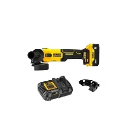 DeWALT® DCG407P1 Brushless Grinder Kit, 4-1/2 in Dia Wheel, 20 V, Lithium Battery, Slide Switch