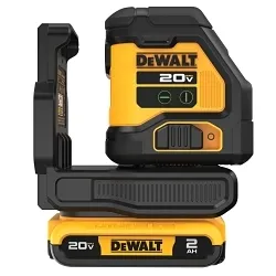 DeWALT® DCLE34021D1 Laser Kit, 1/8 in Accuracy, 20 V