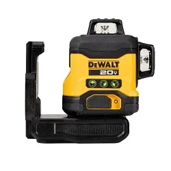 DeWALT® DCLE34031B Self-Leveling Laser Level, 130 ft Visibility/330 ft Detector Measuring, 1/8 in at 30 ft Accuracy, 3 x 360 |deg Auto Leveling, 3 Beams, Power Source: Battery