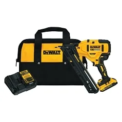 DeWALT® 20V MAX* MATRIX™ DCN650D1 Angled Finish Cordless Nailer Kit, 1-1/4 to2-1/2 in Fastener, For Fastener Type: 15 ga Angled Finish Nails DA Style, 110 Magazine, Battery
