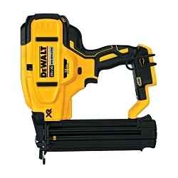 DeWALT® 20V MAX* MATRIX™ DCN680B XR™ 18 ga Flat Head Cordless Angled Finish Nailer, 5/8 to 2-1/8 in Fastener, 110 Nails Magazine, 10.3 in OAL