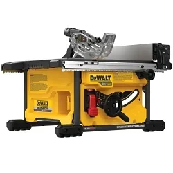 DeWALT® 60V MAX* FLEXVOLT™ DCS7485B Cordless Table Saw, 8-1/4 in Dia Blade, 5/8 in Arbor/Shank, 1-3/4 in 45 deg Capacity, 2-1/2 in 90 deg Capacity, Tool Only