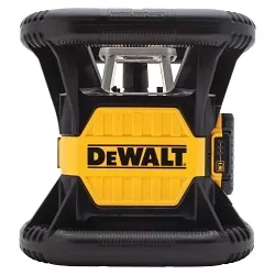 DeWALT® 20V MAX* MATRIX™ DW079LG Automatic Self-Leveling Horizontal Projection Rotary Tough Laser, 250 ft Measuring, +/-1/16 in at 100 ft Accuracy, +/-5 deg Auto Leveling, 3 Beams, 20 V Lithium-Ion Battery