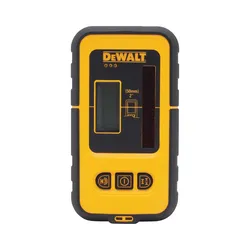DeWALTĀ® DW0892G Impact Resistant Line Laser Detector, For Use With DW088K, DW089K, DW0811, DW0822, DW0851 Self-Levelling Spot Beam and Horizontal Line, 165 ft Working Range, (2) AA Batteries, +/-1/32 in Tolerance, Plastic