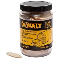 DeWALT® DW6825 Plate Joining Biscuit, Size #20