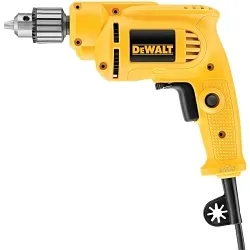 DeWALT® DWE1014 Lightweight VSR Drill, 3/8 in Keyed Chuck, 120 V AC, 0 to 2800 rpm Speed, Tool Only