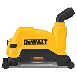 DeWALT® DWE46127 Cutting Grinder Dust Shroud, For Use With DWV010, DWV012 7 in Grinder, 7 in Dia Wheel, 1-1/2 in D Cutting, 1.51 in ID Hose Port, 1.66 in OD Hose Port