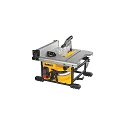 DeWALT® DWE7485WS Compact Jobsite Table Saw Kit, 8-1/4 in Dia Blade, 5/8 in Arbor/Shank, 1-3/4 in 45 deg Capacity, 2-9/16 in 90 deg Capacity