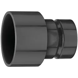 DeWALT® DWV9140 Tapered Large Diameter Adapter, 10-1/2 in L, For Use With DWV9000 Universal Connector and DeWALT® Dust Extractor, Black