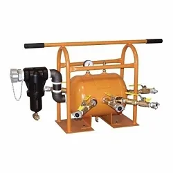 Dixon® 1217AR-4AKWF Air Receiver Manifold Assembly With Air King™ Fittings and Watts Filter, 24 in H x 40 in W x 32 in D, 2 in Filler Valve