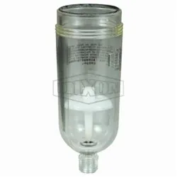 Dixon® 3646-51 Filter Bowl With Auto Drain, For Use With F07 Filter, Polycarbonate