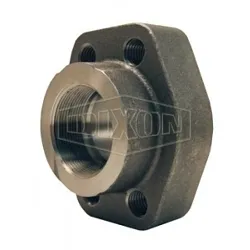 Dixon® C62452020NPT Flat Face Flange, 1-1/4 in Nominal, Carbon Steel