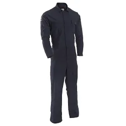 DRIFIRE® 4.4™ DF2-450C-CA-NB-LGT Tall Coverall, L, Navy, Blend, 38 to 42 in Chest, 33 in L Inseam