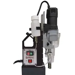 Drillco DC50 Portable Magnetic Drill Machine, 5/8 in Chuck, 280/500 rpm Spindle, 110/220 to 240 V AC