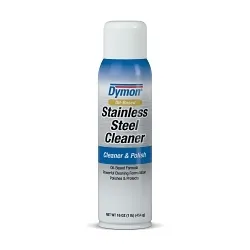 Dymon® 20920 Oil Based Stainless Steel Cleaner, 20 oz Aerosol Can, Lemon Odor/Scent, Clear, Aerosal Spray Form